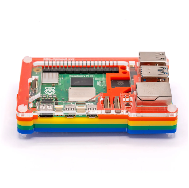 Boîtier Pibow de protection pour Raspberry Pi 5