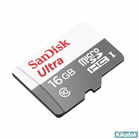 Carte Mémoire Sandisk 16Go Micro SDHC avec Adaptateur