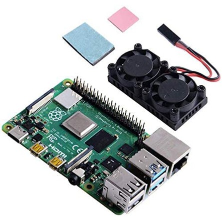 Kit de Refroidissement à Double Ventilateur pour Raspberry Pi