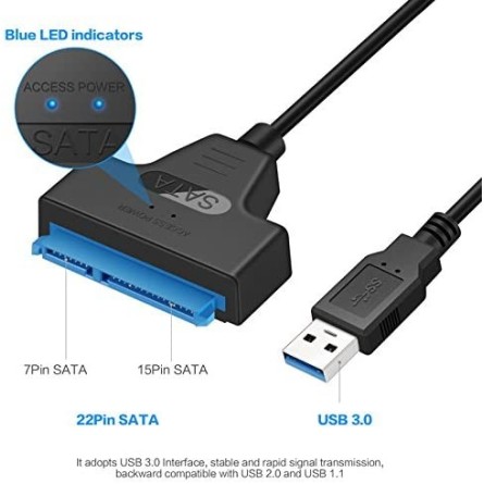 UGREEN Boîtier Disque Dur 3,5 Pouces Adaptateur USB 3.0 vers SATA