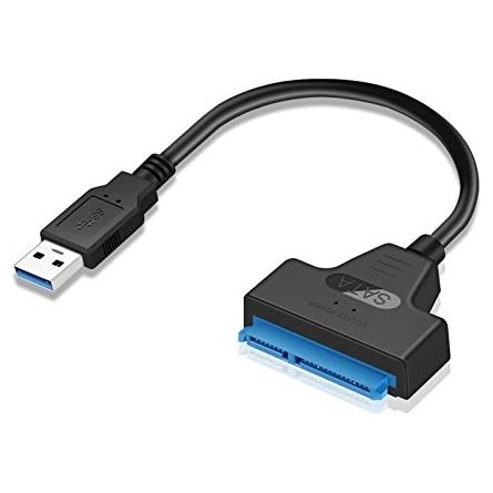 Adaptateur USB 3.1 (10 Gb/s) pour disque dur SATA III de 2,5 avec USB-C et  UASP