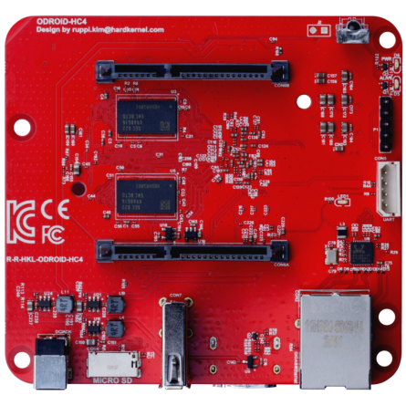 Carte Odroid-HC4 avec écran OLED