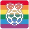 Sticker officiel Raspberry Pi "Rainbow"