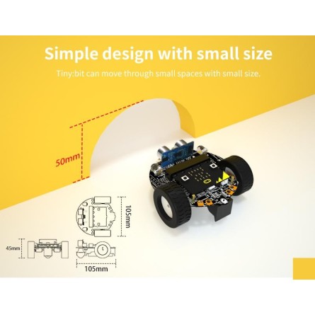 Tiny:bit voiture robot intelligente