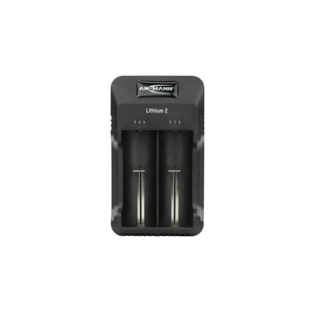 Chargeur de batterie Lithium-Ion, NiMH Ansmann, recharge 2 piles AA, AAA