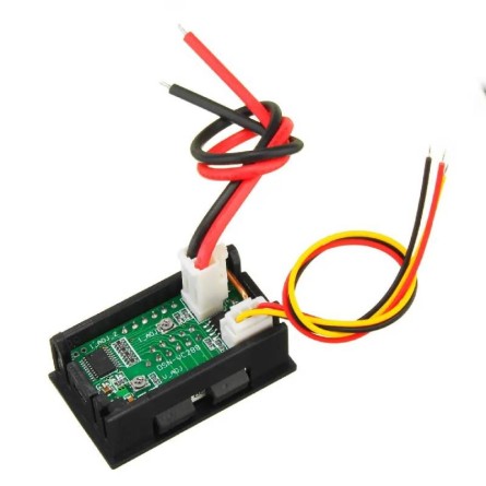 Acheter Mini voltmètre numérique ampèremètre Volt ampèremètre voltmètre  compteur de courant ampèremètre indicateur de tension testeur DC 100V 10A  avec câble