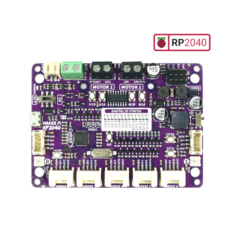 Microcontrôleur Raspberry Pi RP2040 pour robotique