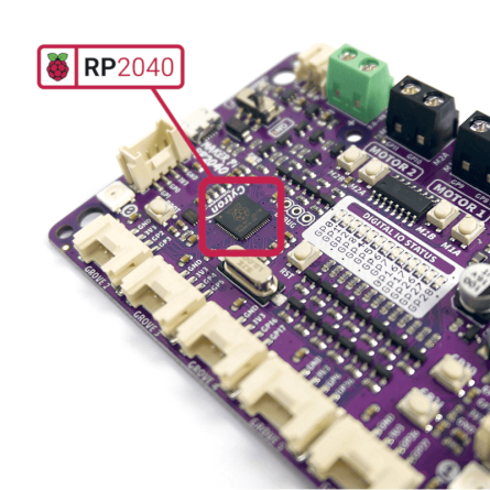 Microcontrôleur Raspberry Pi RP2040 pour robotique