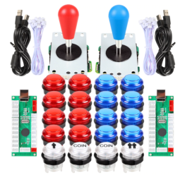 DOUBLE KIT JOYSTICK BOUTONS LED