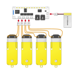 Kit châssis de voiture DIY contrôlé via Bluetooth