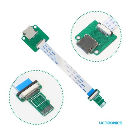 Câble d'extension Micro SD vers Micro SD compatible Raspberry Pi