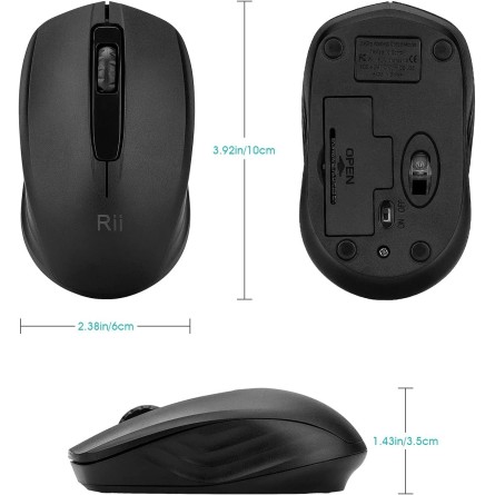 Souris Rii sans fil avec dongle USB