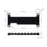 Dissipateur thermique en aluminium pour Raspberry Pi Zero