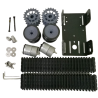 Châssis de voiture chenilles avec moteur CC