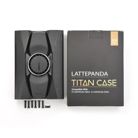 Boîtier Titan noir pour LattePanda Alpha et Delta