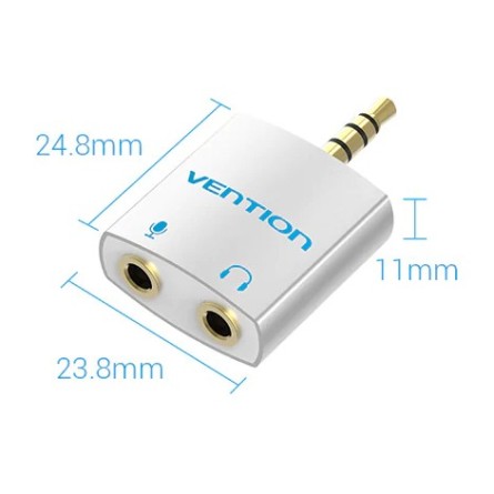 Adaptateur Audio Jack 3,5mm mâle vers 2x 3,5mm femelle