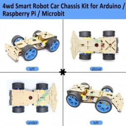 Kit robot châssis de voiture pour Raspberry Pi et Arduino