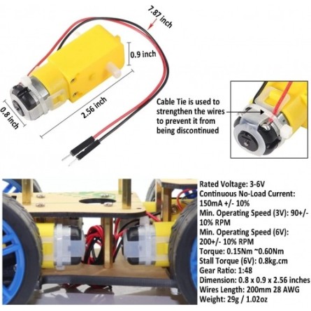 Kit robot châssis de voiture pour Raspberry Pi et Arduino