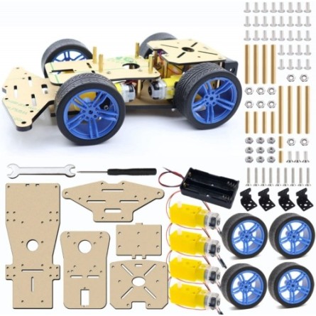 Kit robot châssis de voiture pour Raspberry Pi et Arduino