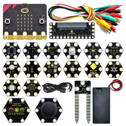 Miuzei Kit de démarrage de Base pour Arduino avec Carte connectée, Module  d'alimentation, câble de Jumper, resistors, LED, Planche de Connexion