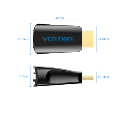 Adaptateur HDMI vers VGA avec audio 3,5mm