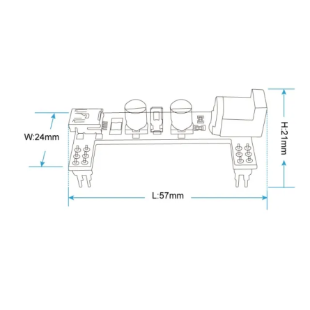 Module d'alimentation 3.3/5V pour platine d'expérimentation