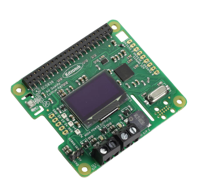 HAT contrôle qualité de l'air pour Raspberry Pi