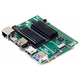 Carte ODROID-M1S avec dissipateurs thermiques