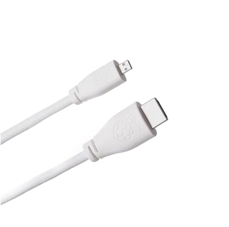 Câble officiel blanc Micro-HDMI vers HDMI (type A) 1M