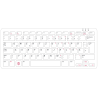 Touches du Clavier Officiel Raspberry Pi QWERTY (Allemand)