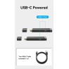 Wireless HDMI transmitter and receiver with included USB-C cable