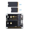 Formats SSD M.2 2230 et 2242 compatible avec le HAT+ PCIe vers double M.2 pour Raspberry Pi 5