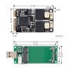 Dimensions de l'Adaptateur Mini-PCIe vers CAN 2 canaux