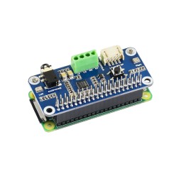 Carte son Hi-Fi HAT pour Raspberry Pi assemblé sur un Raspberry Pi Zéro