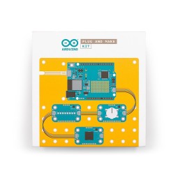 Packaging face avant de l'ARDUINO PLUG AND MAKE KIT