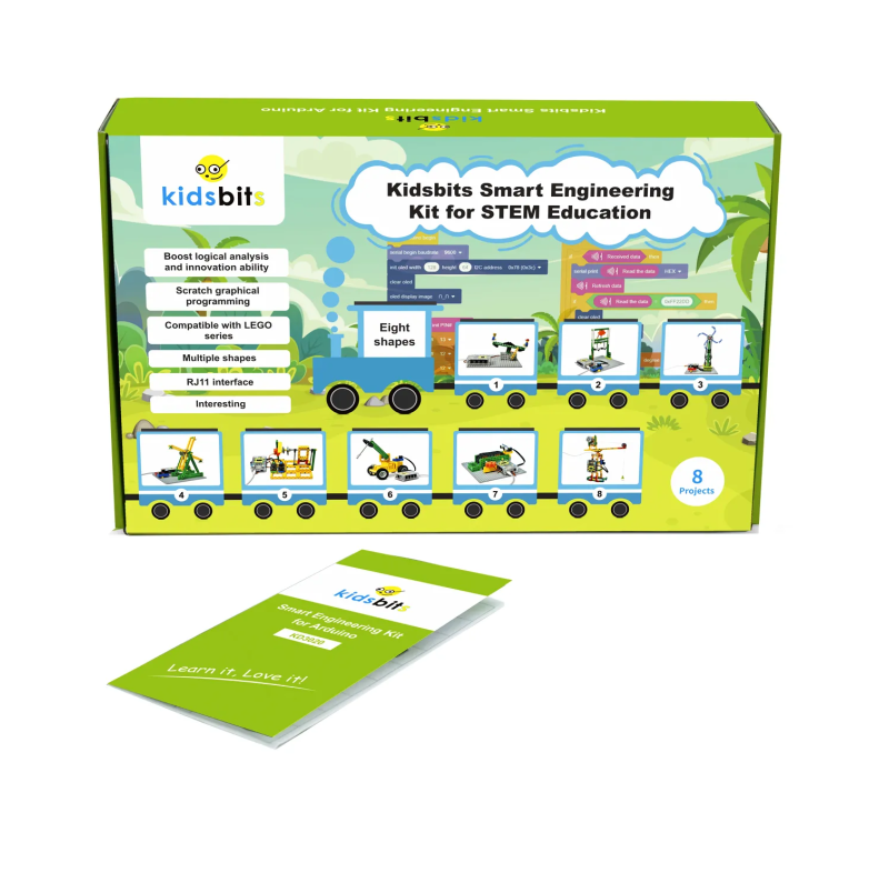 Packaging du Kit d'ingénierie intelligent Kidsbits