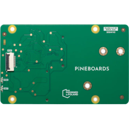 Vue inférieure du Pineboards AI pour Raspberry Pi 5