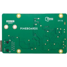 Vue inférieure Pineboards NET 1G pour Raspberry Pi 5