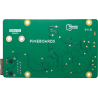 Vue inférieure Pineboards NET 1G pour Raspberry Pi 5