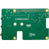 Vue inférieure du Pineboards Piano pour Raspberry Pi 5