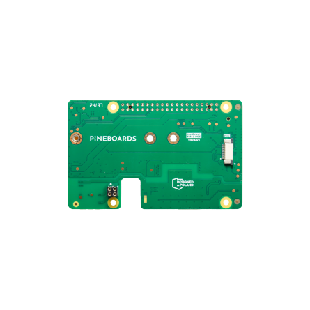 Pineboards POE+ pour Raspberry Pi 5 vue inférieure