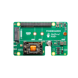 Pineboards POE+ pour Raspberry Pi 5 vue supérieure