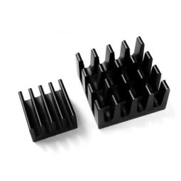 Set de 2 Heat Sink aluminium Noir