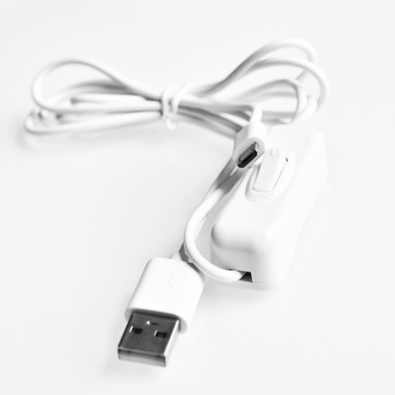 Interrupteur USB vers Micro USB 1.5m