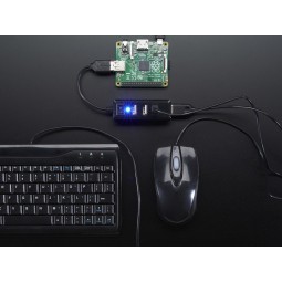 USB Mini Hub avec interrupteur d'alimentation