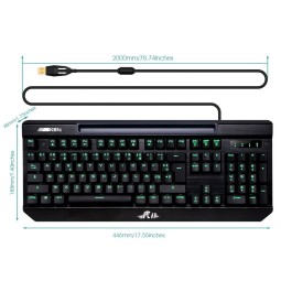 Clavier Gaming LED AZERTY