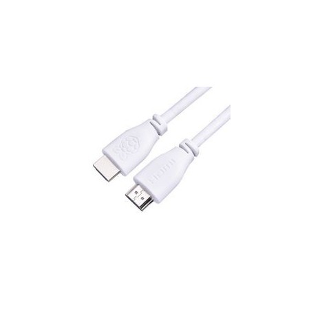 Câble HDMI 1m Officiel Blanc