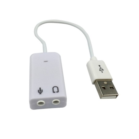 Carte Son Externe USB vers 3,5mm Jack Adaptateur Audio