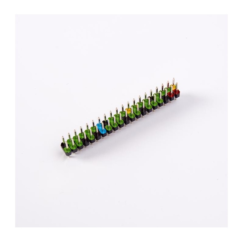 Adaptateur GPIO 2x20 avec code couleur