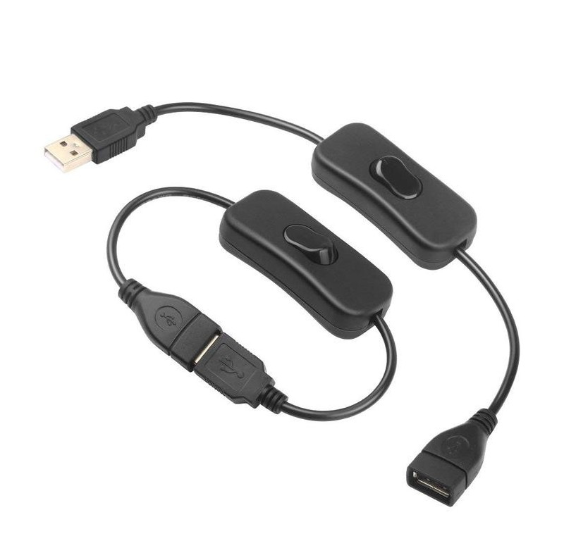 Bouton avec Interrupteur USB C Puissance Sur / À Câble (Données
